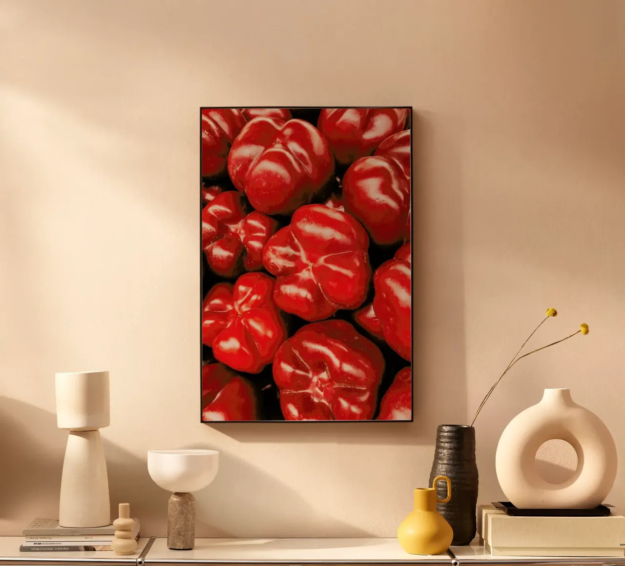 Paprika Love acrylic glass by Sebastian Hilgetag