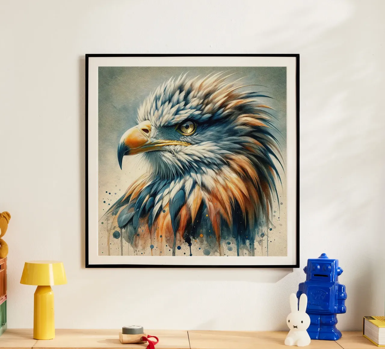 Eagle of Splendid Feathers hahnemühle by Chromatic Fusion Studio