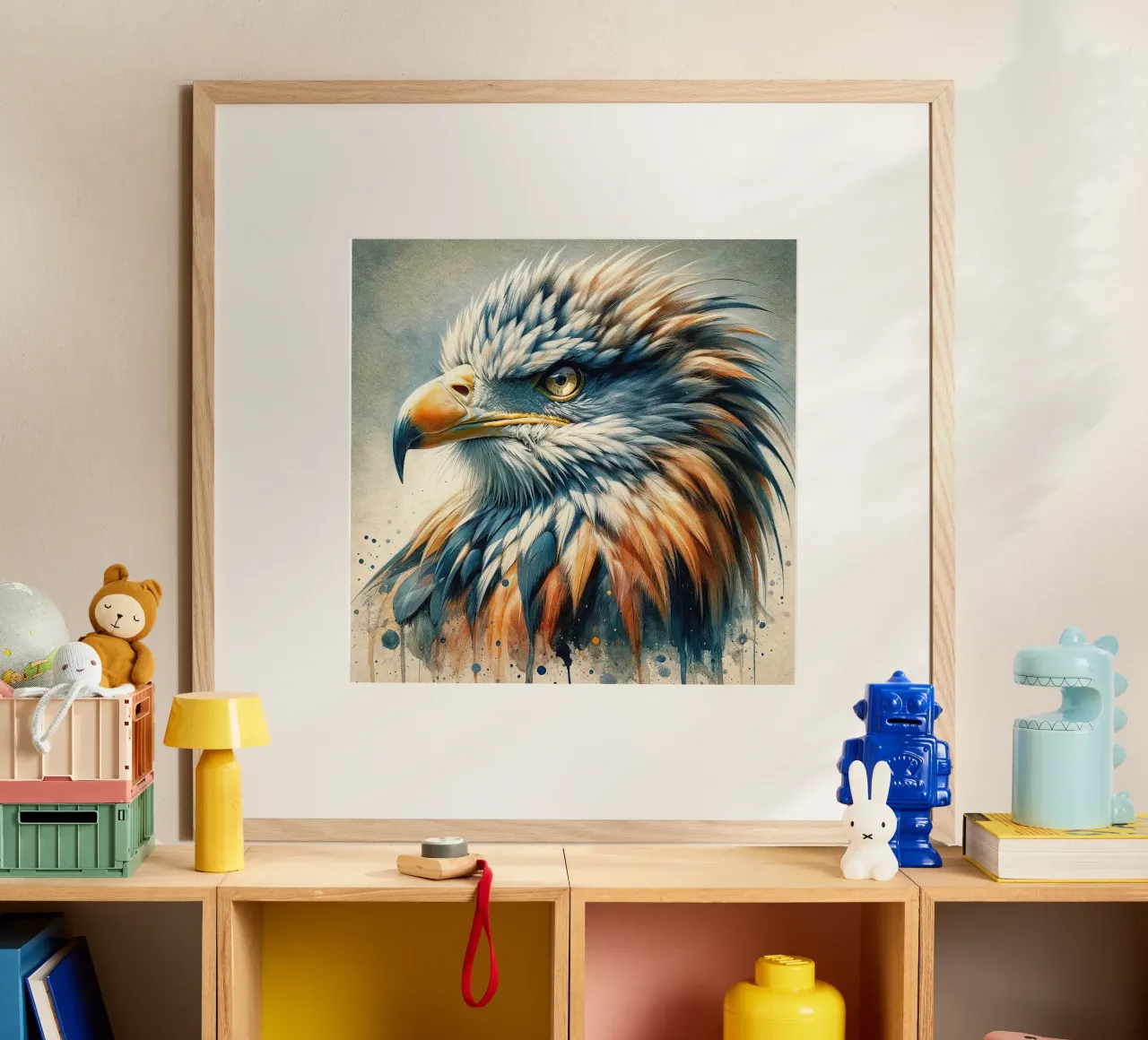 Eagle of Splendid Feathers hahnemühle by Chromatic Fusion Studio
