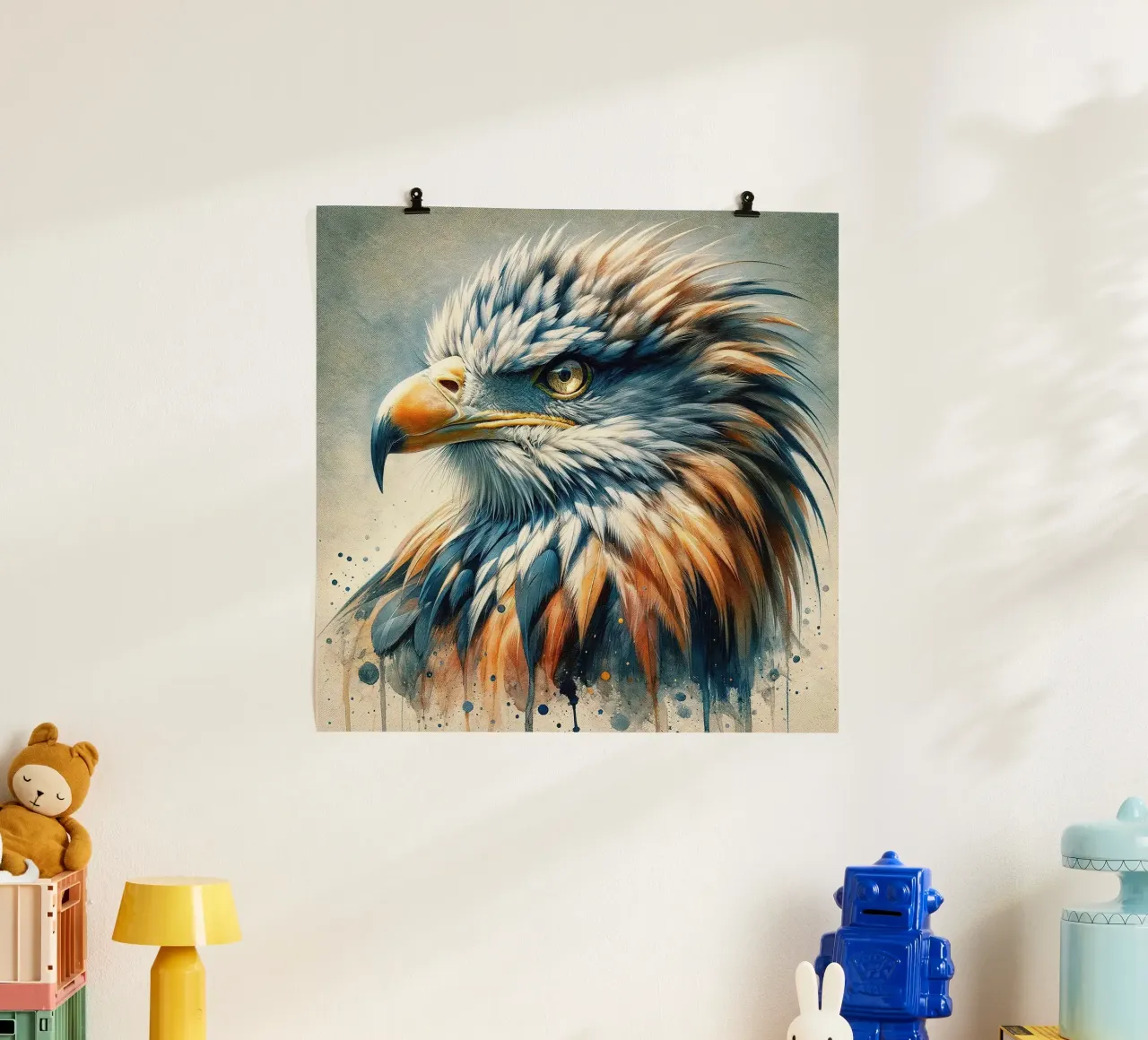 Eagle of Splendid Feathers hahnemühle by Chromatic Fusion Studio