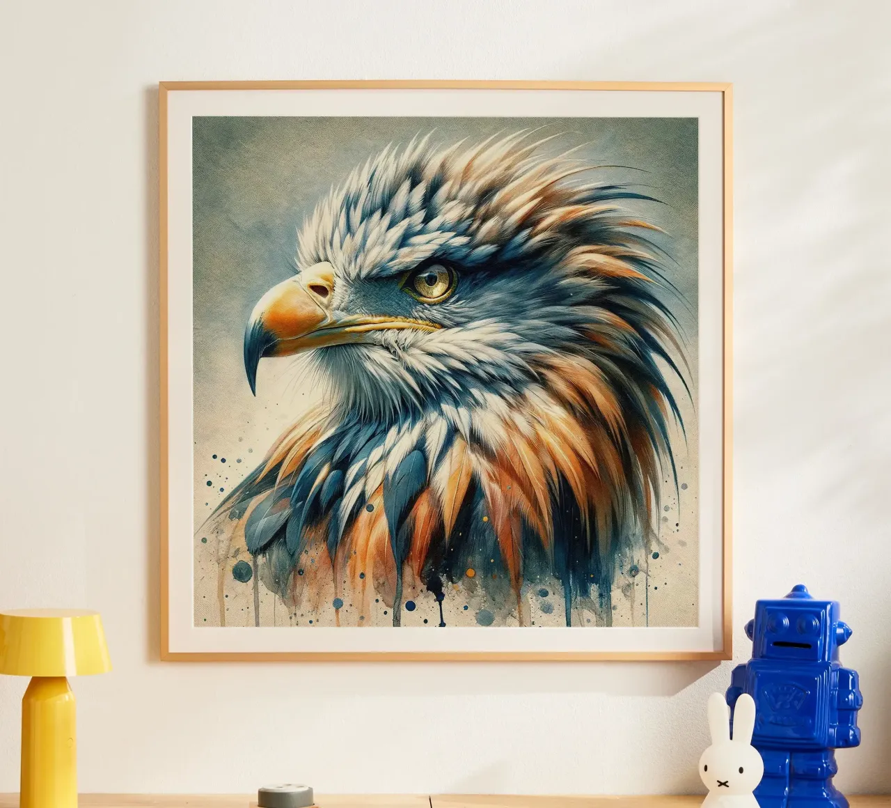 Eagle of Splendid Feathers hahnemühle by Chromatic Fusion Studio