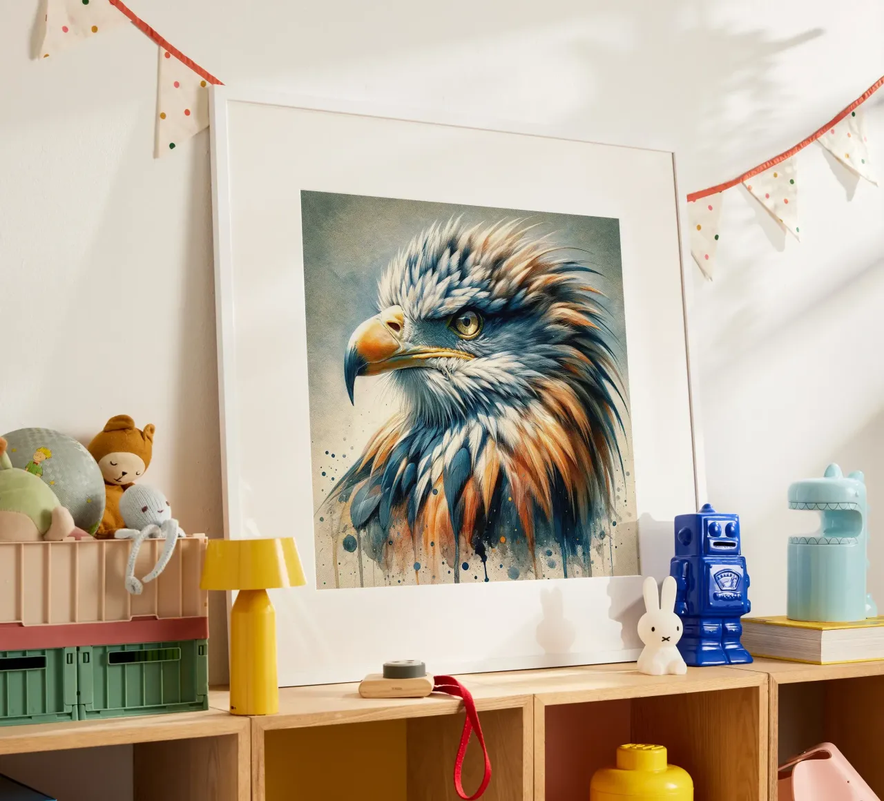 Eagle of Splendid Feathers hahnemühle by Chromatic Fusion Studio