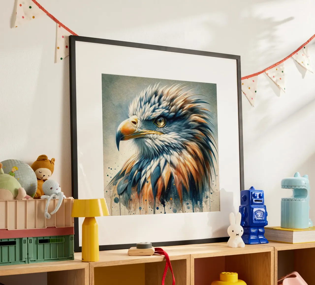 Eagle of Splendid Feathers hahnemühle by Chromatic Fusion Studio