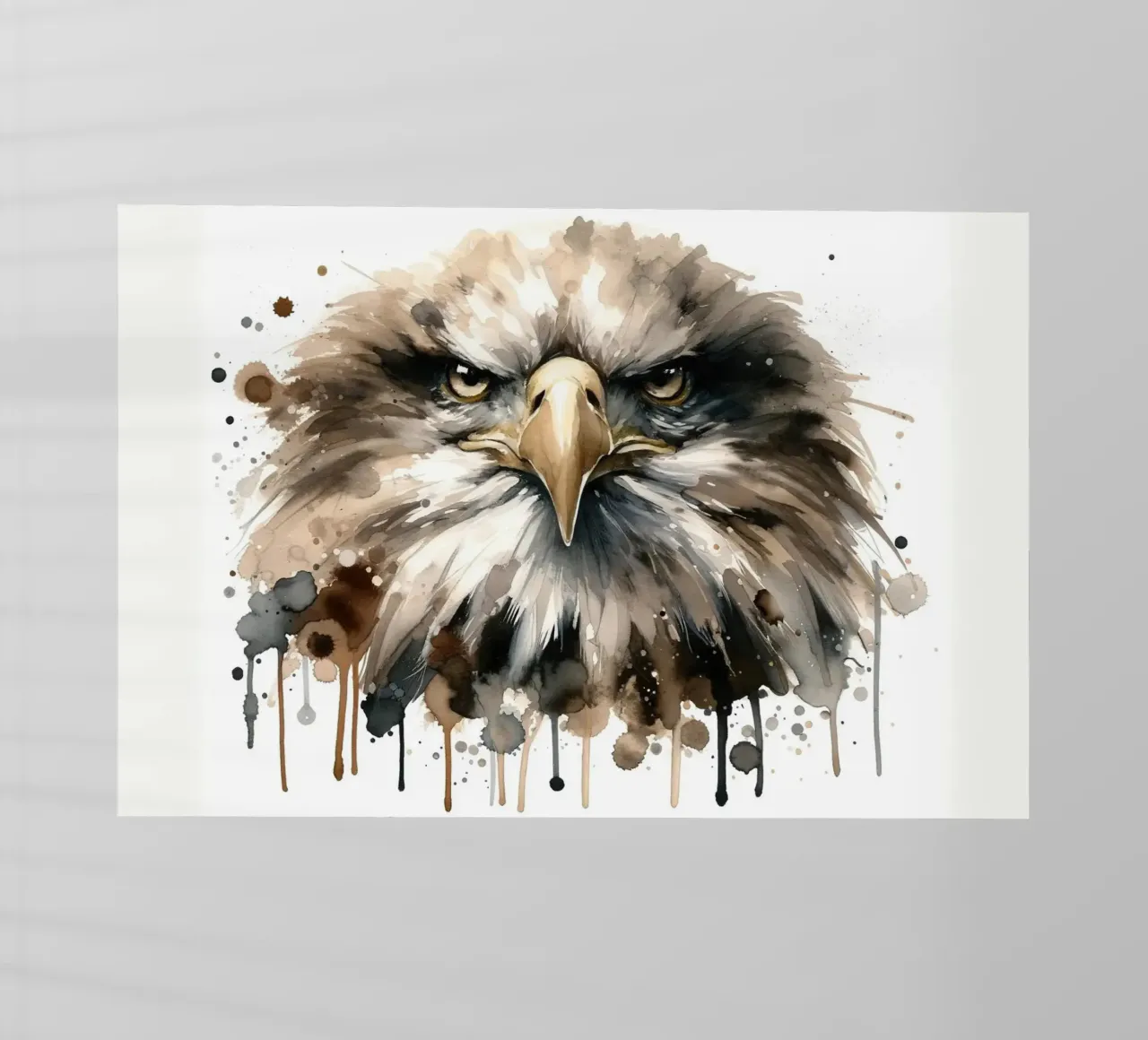 Eagle's Gaze Echoing Through Soft Hues backlit film by Chromatic Fusion Studio