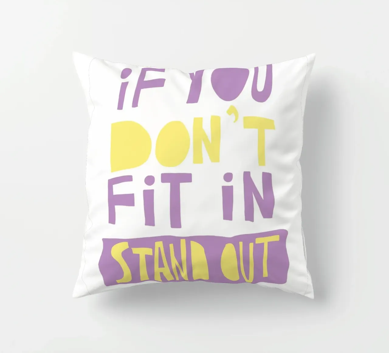 if you don't fit in stand out cuscino da fraeuleinvonfuchs