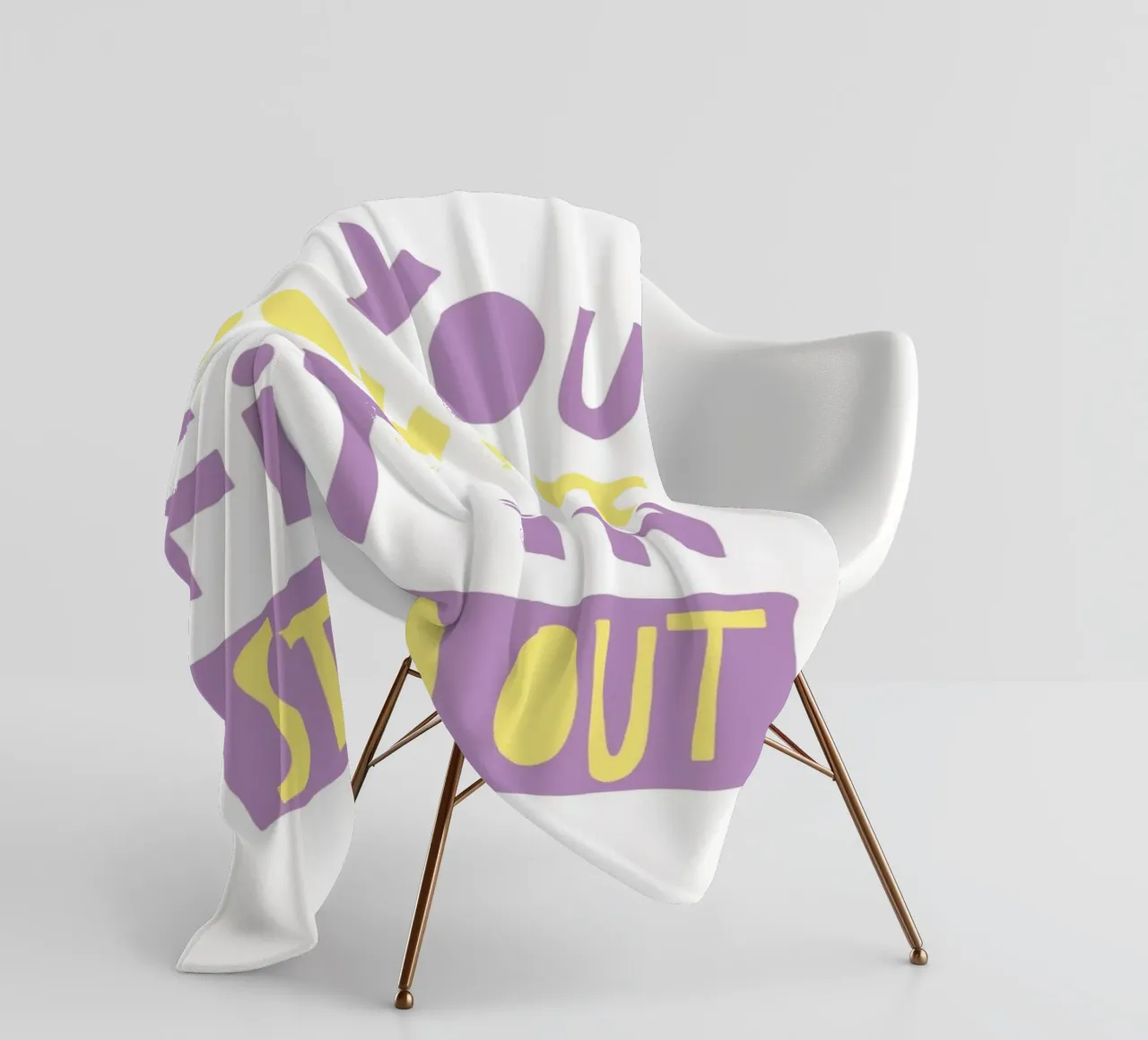 if you don't fit in stand out Fleecedecke von fraeuleinvonfuchs