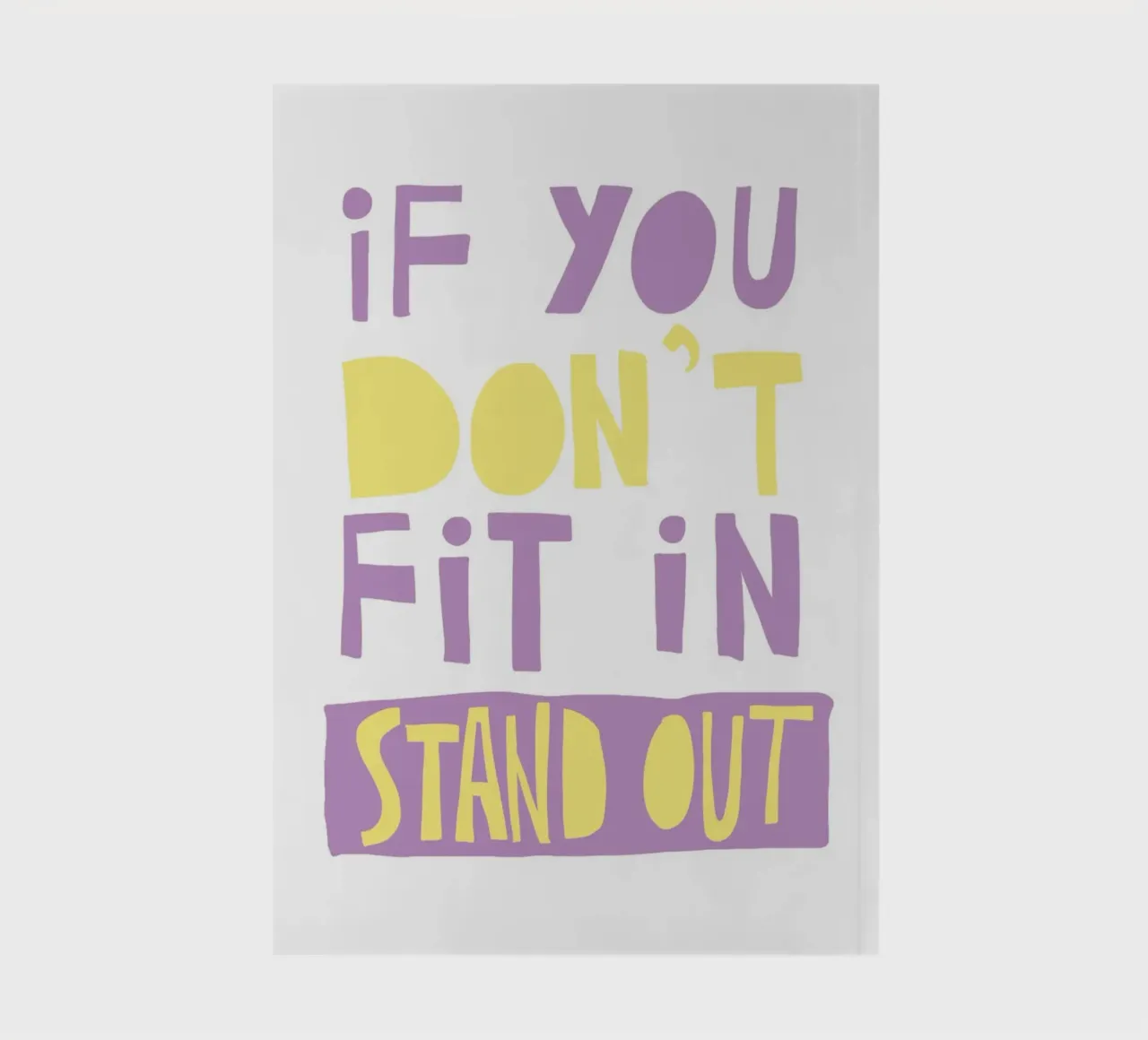 if you don't fit in stand out diario da fraeuleinvonfuchs