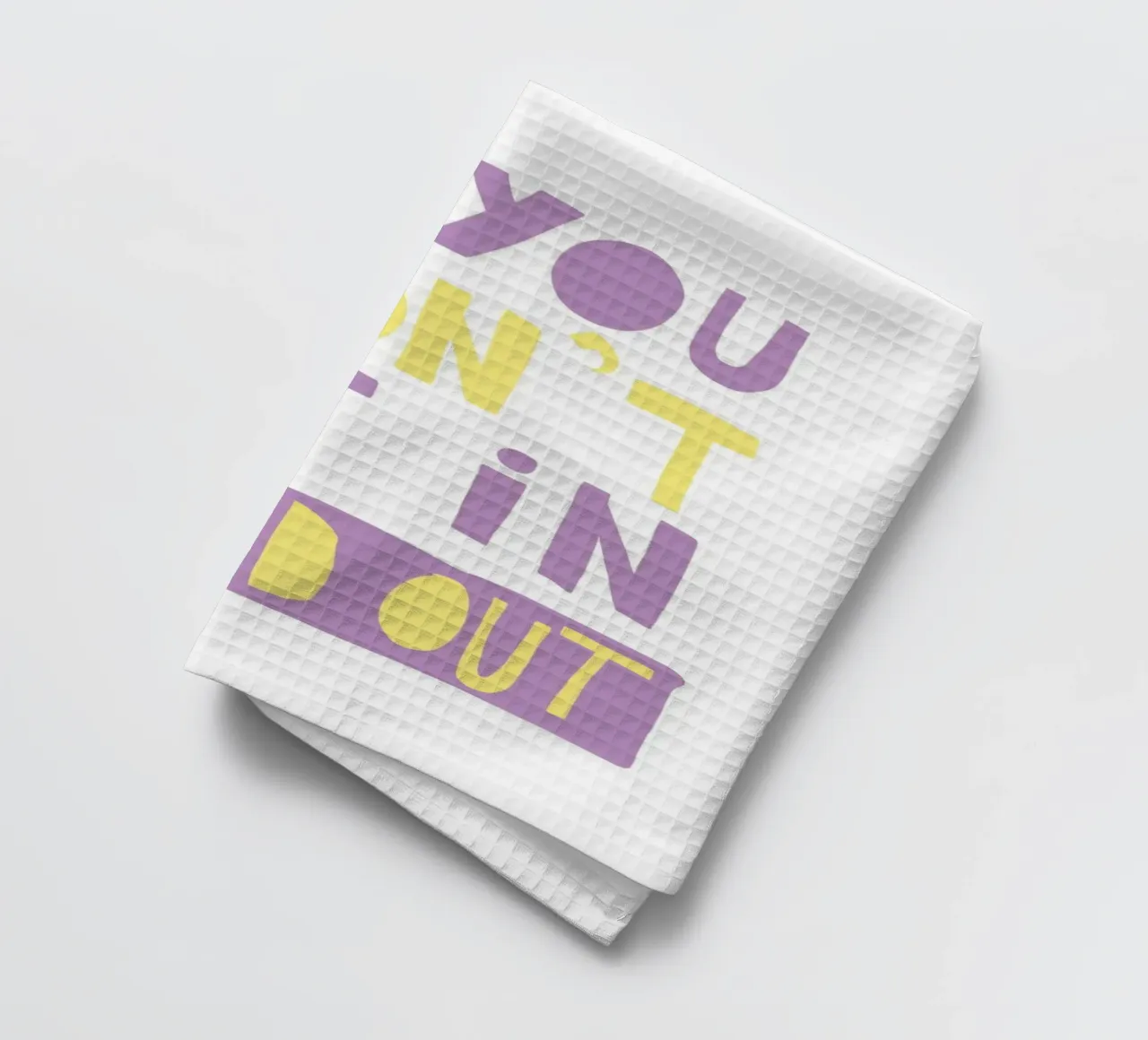 if you don't fit in stand out canovaccio da cucina da fraeuleinvonfuchs