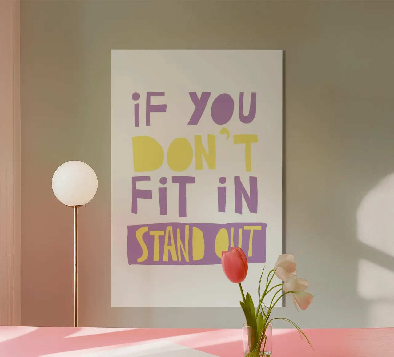 if you don't fit in stand out metacrilato de fraeuleinvonfuchs