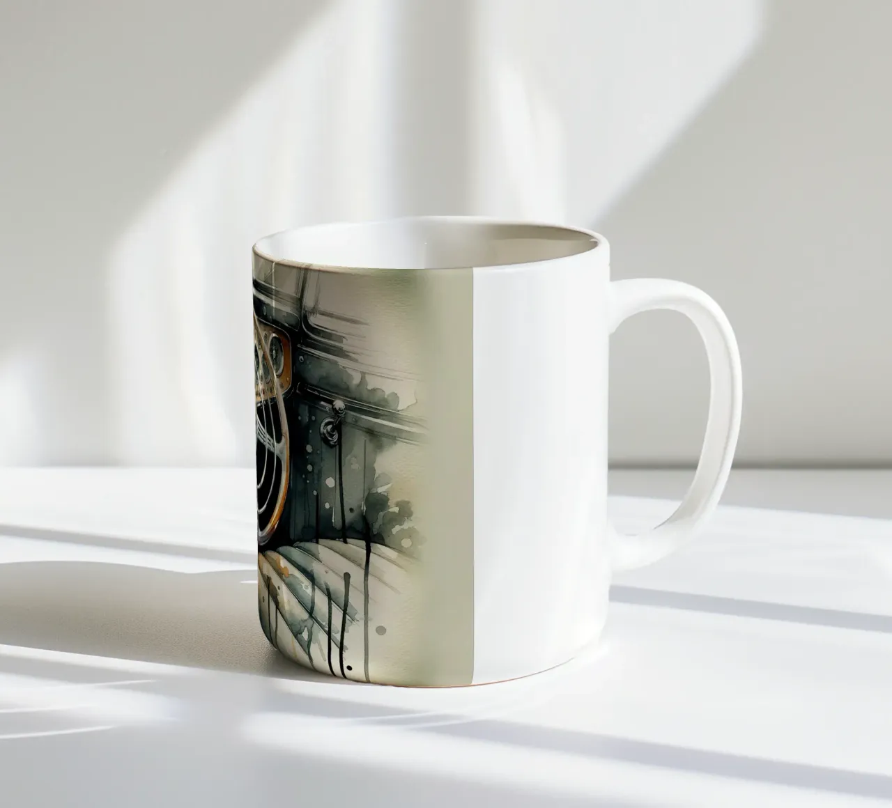 L'eleganza di un'epoca classica tazza in ceramica da Chromatic Fusion Studio