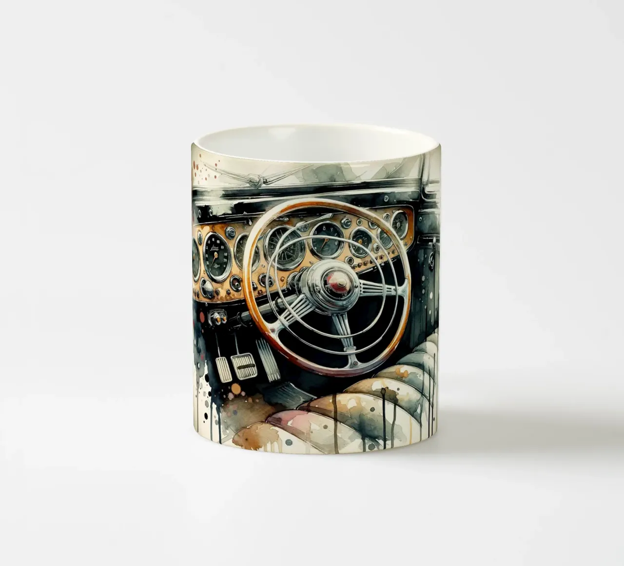L'eleganza di un'epoca classica tazza in ceramica da Chromatic Fusion Studio