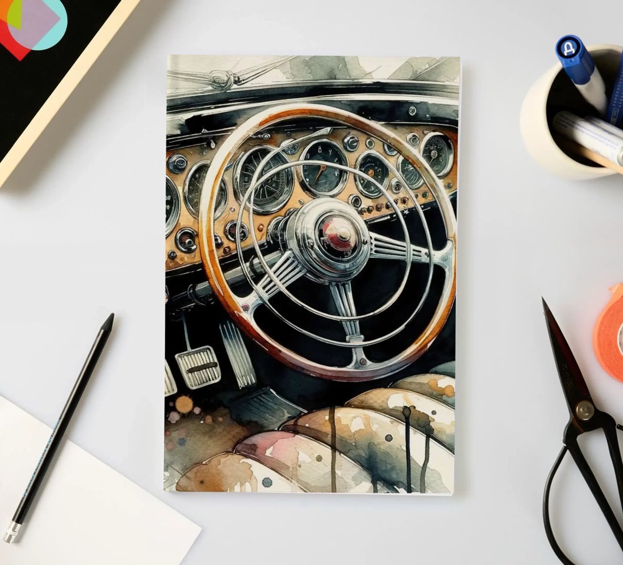 L'élégance d'une époque classique carnet de notes de Chromatic Fusion Studio