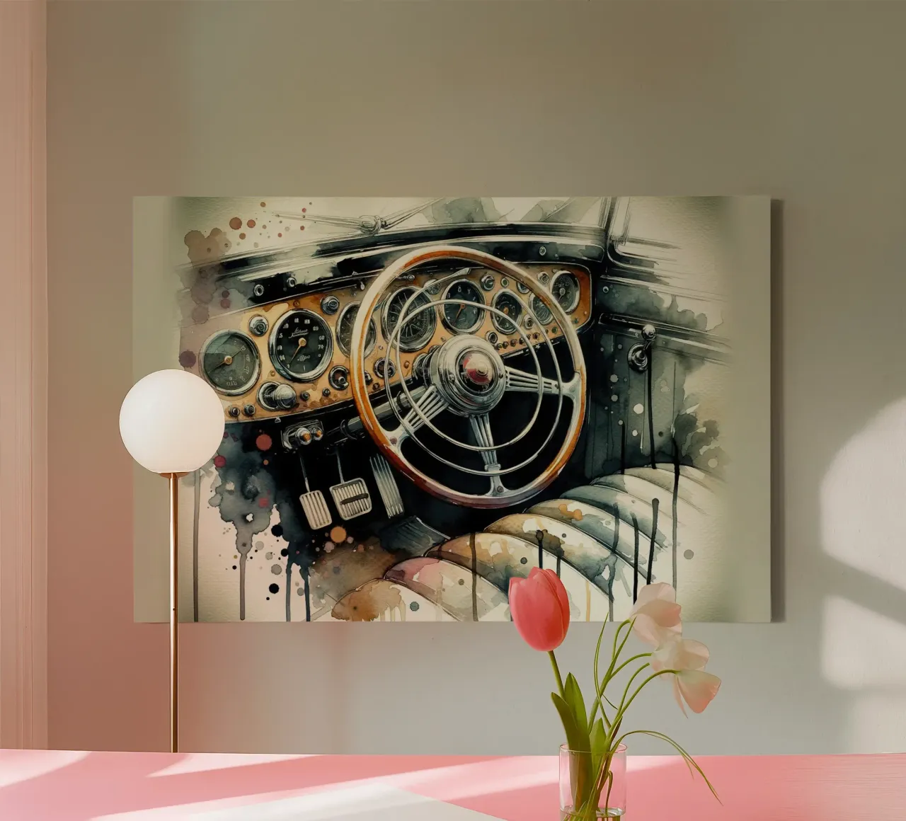 L'eleganza di un'epoca classica tela con Cornice a cassetta da Chromatic Fusion Studio