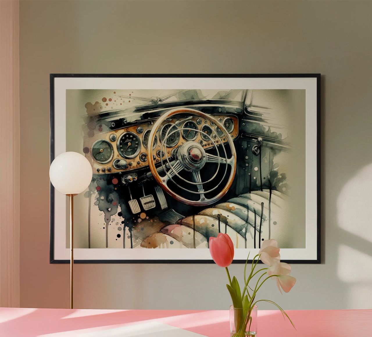 L'élégance d'une époque classique poster de Chromatic Fusion Studio