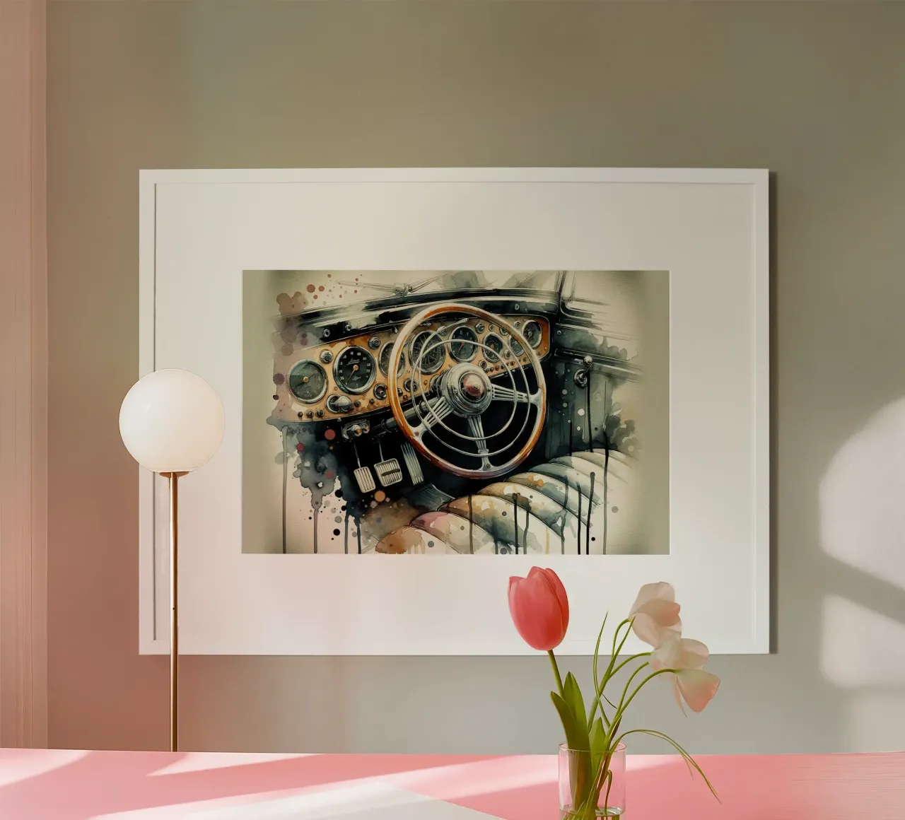L'eleganza di un'epoca classica poster da Chromatic Fusion Studio
