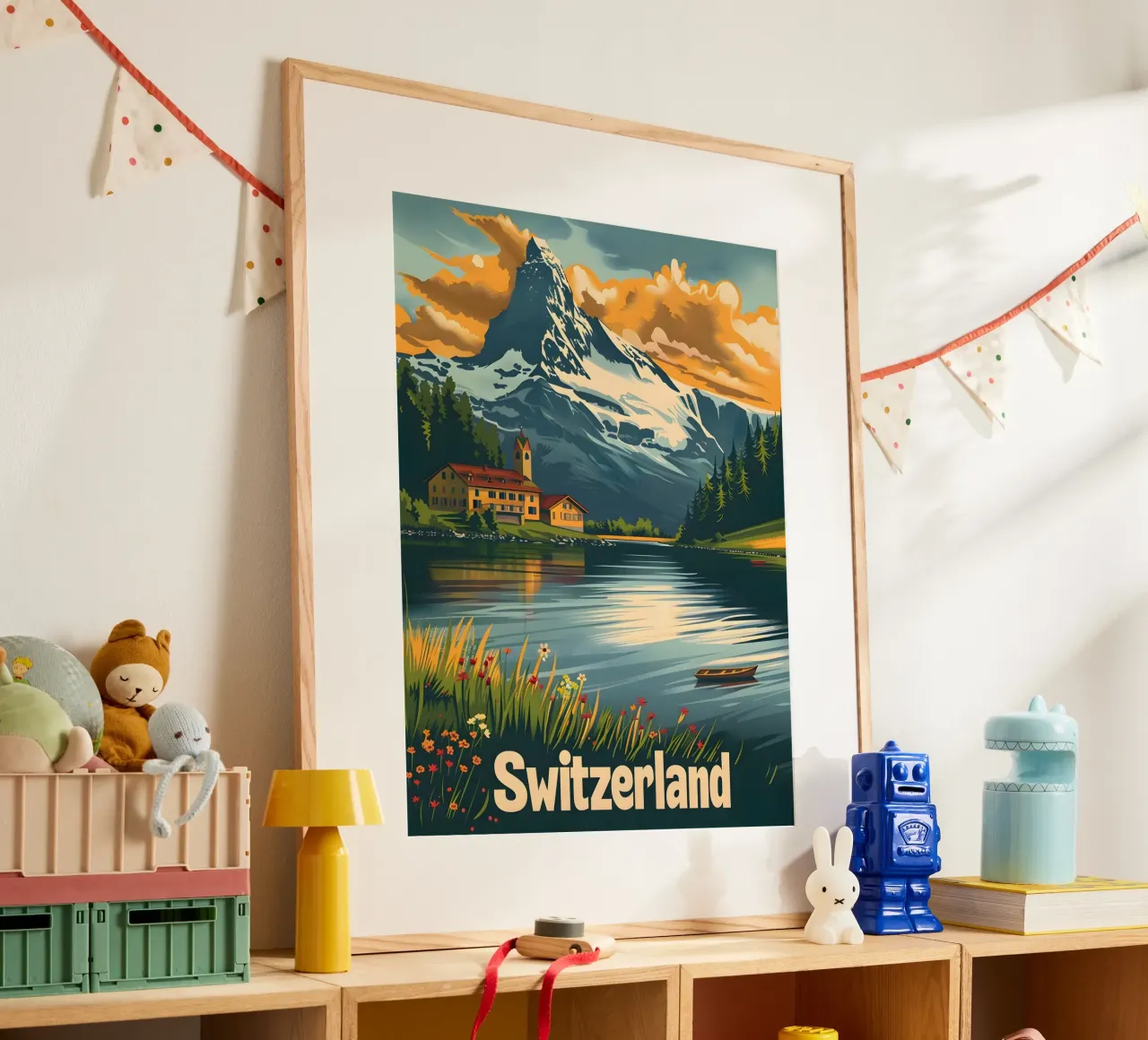 Schweiz vintage Reiseposter poster da Vintage Travel Art