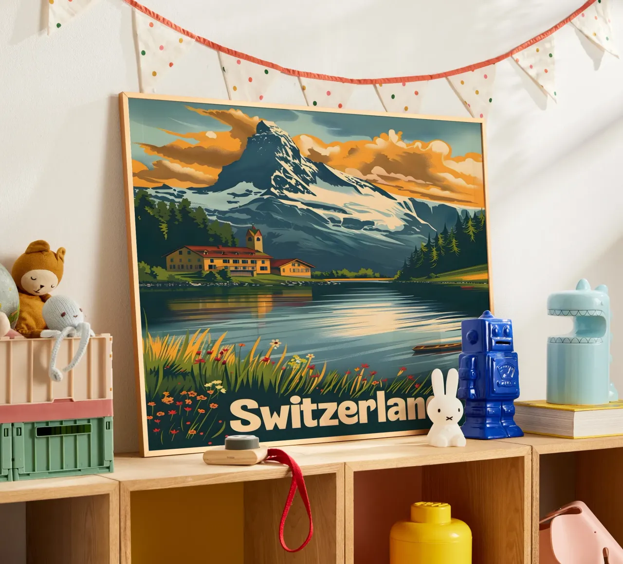 Schweiz vintage Reiseposter poster da Vintage Travel Art
