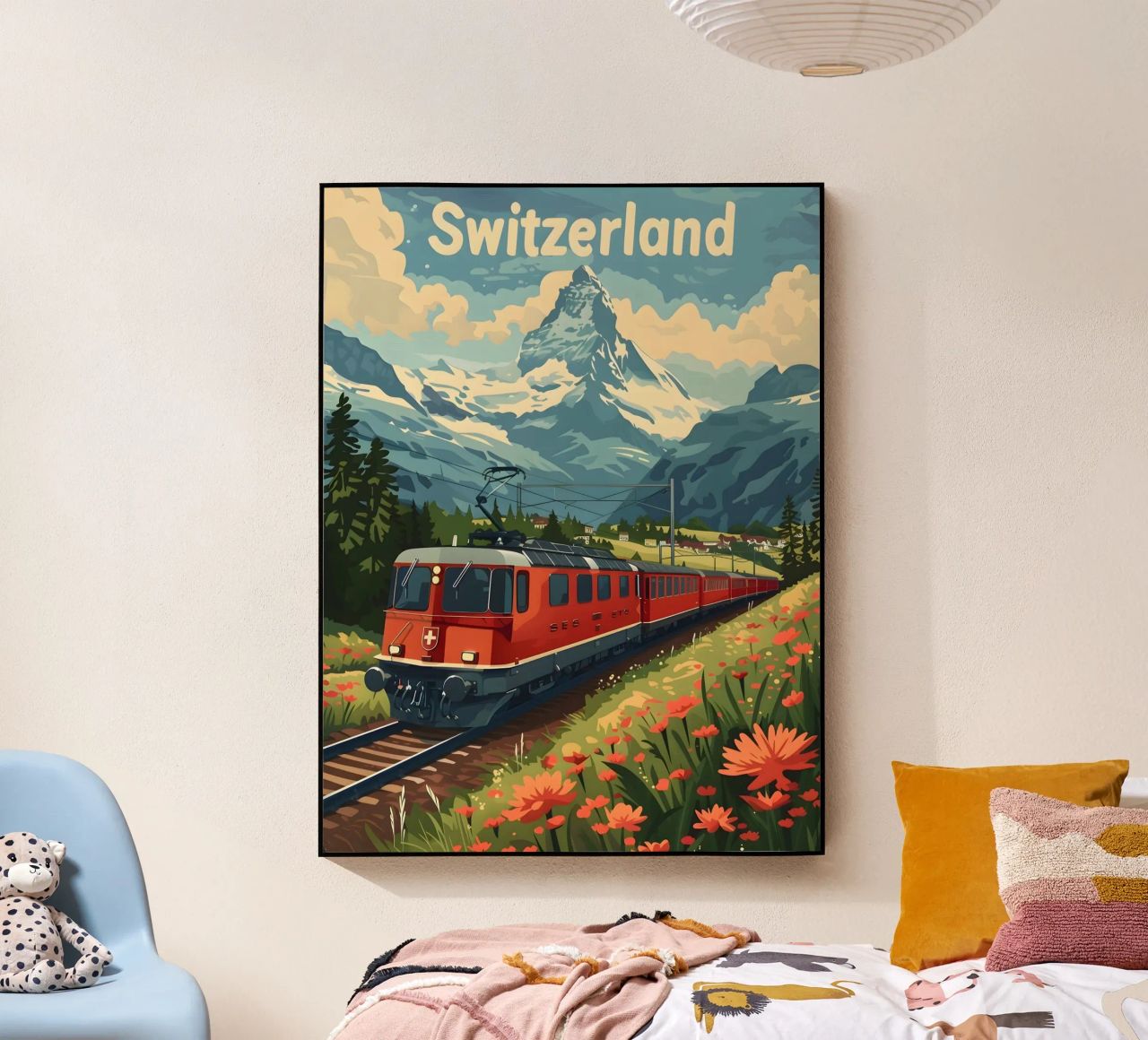Schweiz Reiseposter Acryl-Glas von Vintage Travel Art