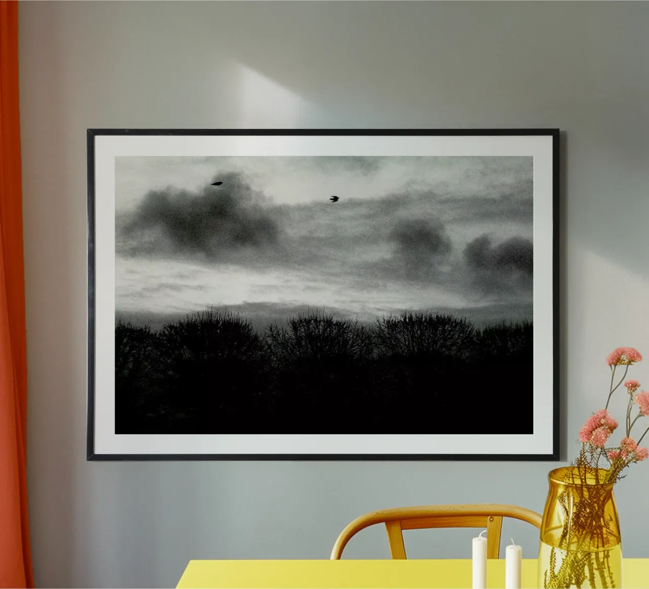 Winter morning in Paris poster avec cadre en aluminium de Tal Paz-Fridman