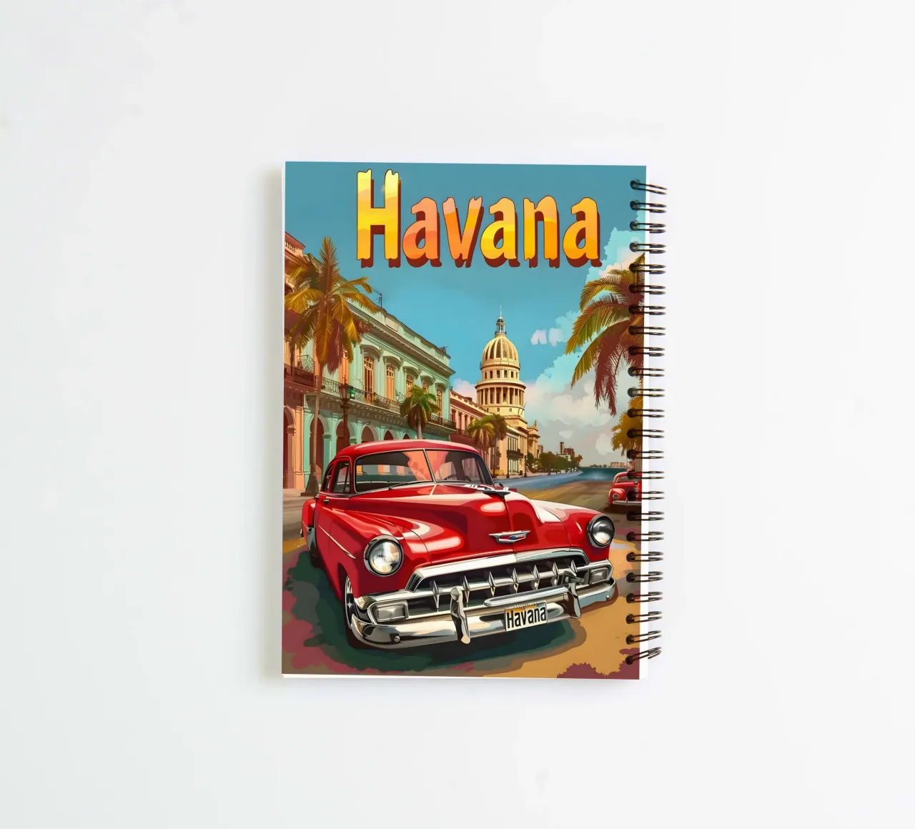 Havanna vintage Reiseposter spiral notebook by Vintage Travel Art