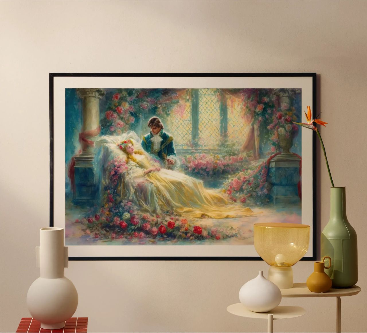 Enchanted Garden Romance poster by Chromatic Fusion Studio