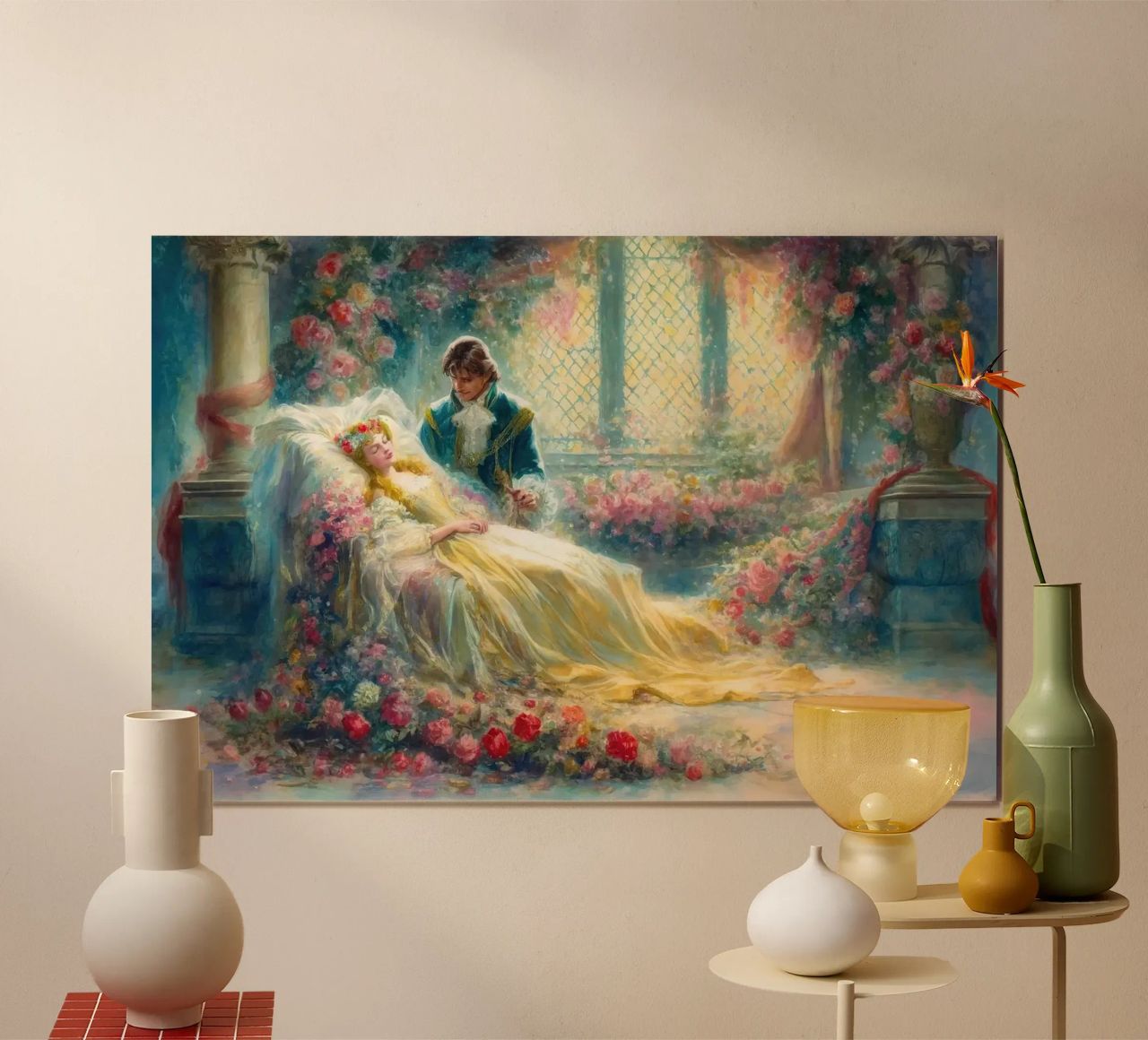 Enchanted Garden Romance poster by Chromatic Fusion Studio