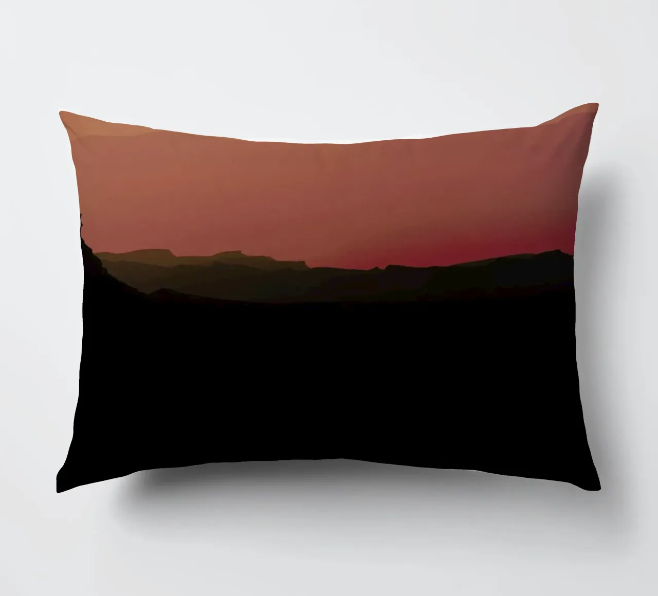 Sunrise Over Ramon Crater #8 cuscino da Tal Paz-Fridman