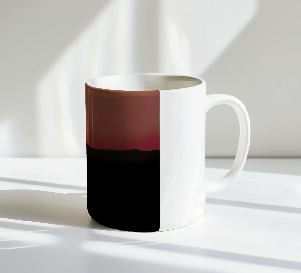 Sunrise Over Ramon Crater #8 tazza in ceramica da Tal Paz-Fridman