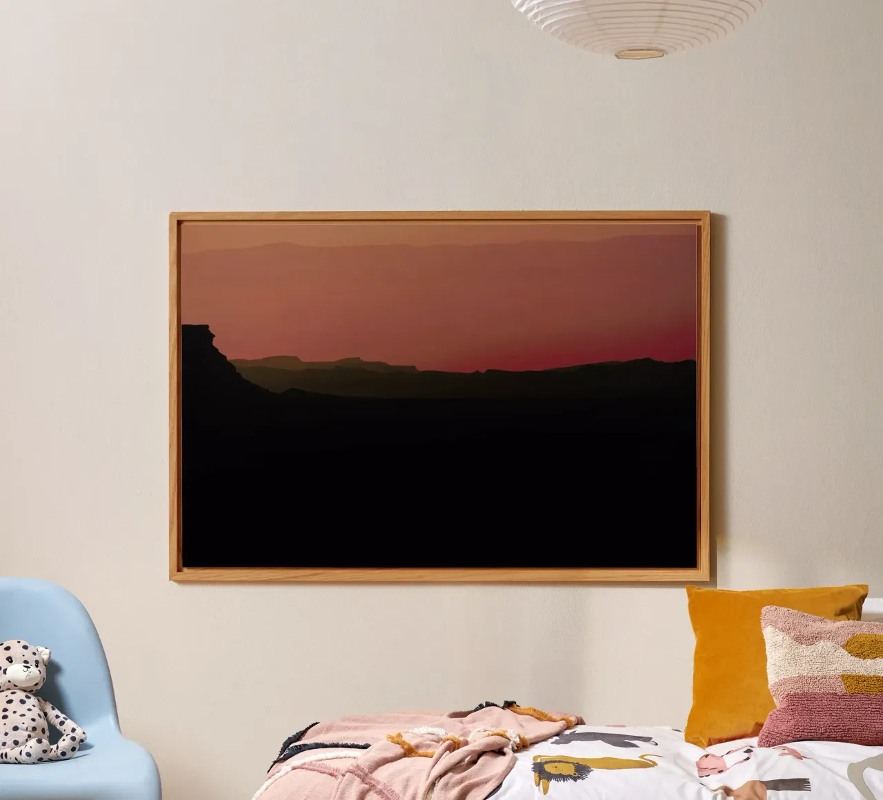 Sunrise Over Ramon Crater #8 alluminio dibond da Tal Paz-Fridman