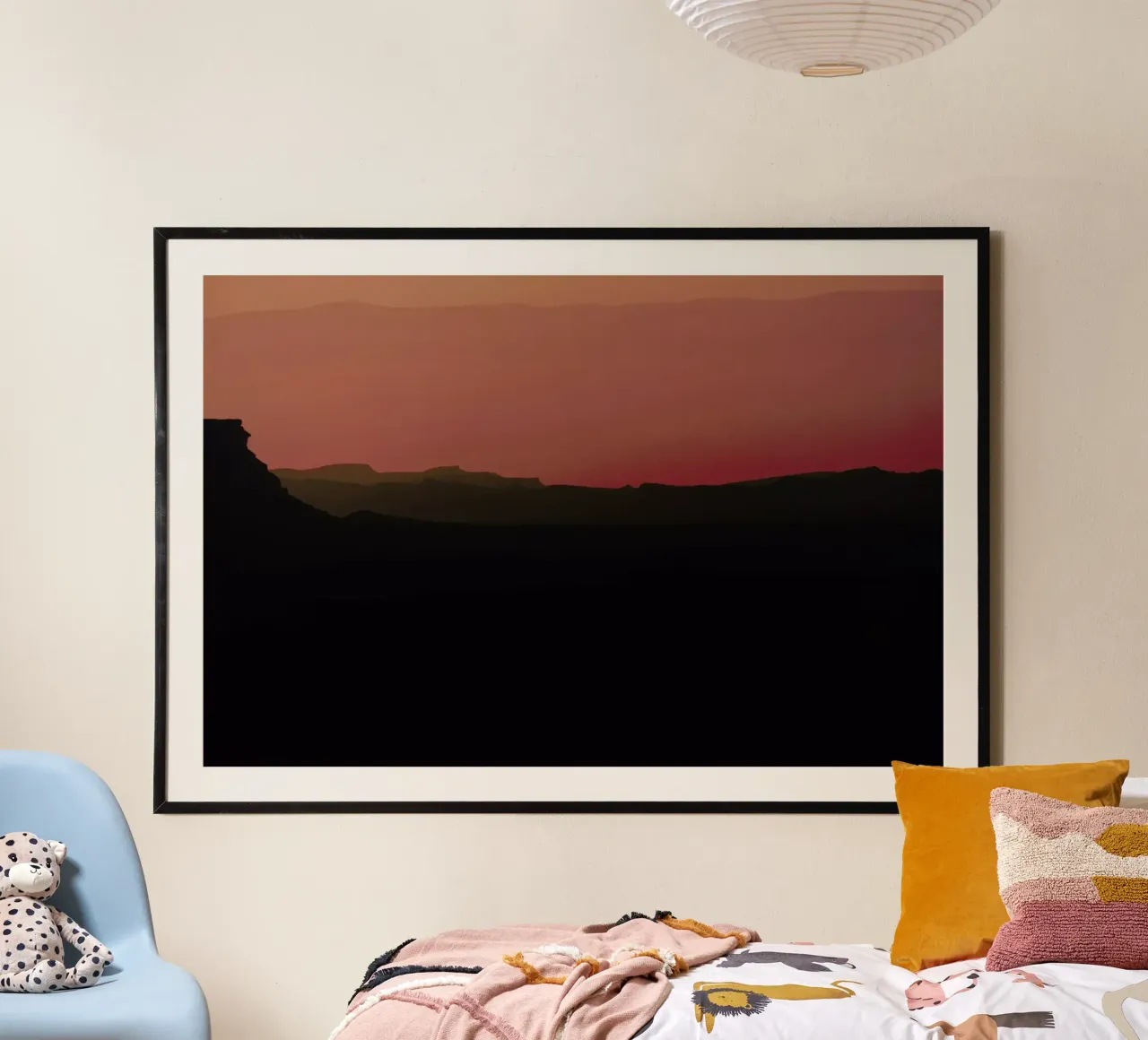 Sunrise Over Ramon Crater #8 carta hahnemühle da Tal Paz-Fridman