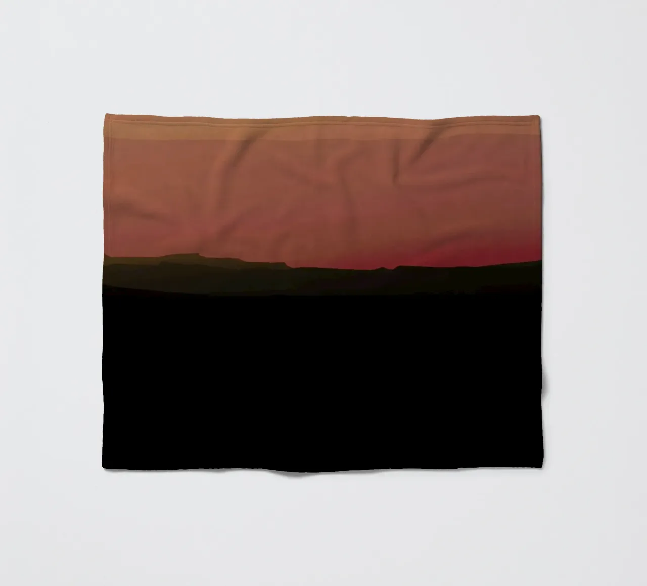 Sunrise Over Ramon Crater #8 coperta in pile da Tal Paz-Fridman