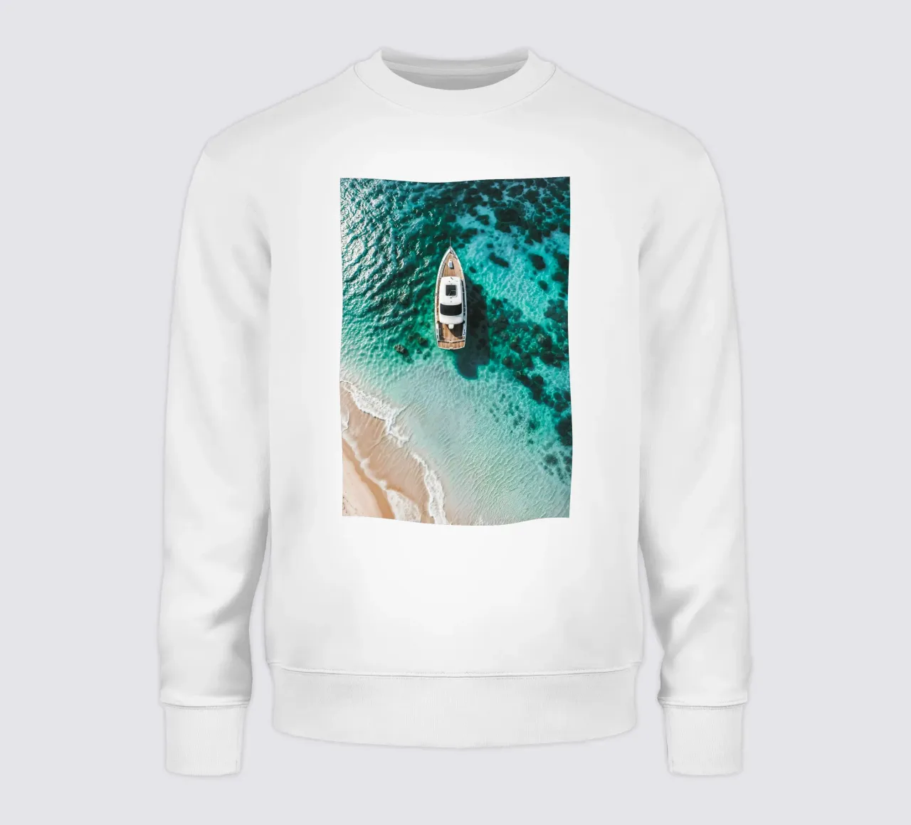 Lost at Azure sweatshirt by BLICKPUNKT