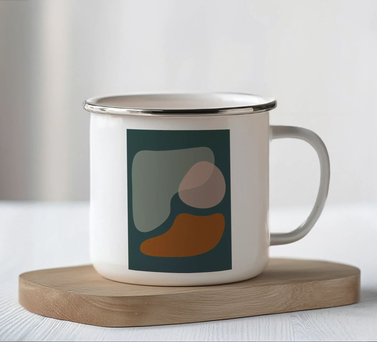 Context Emaille Tasse von Pure