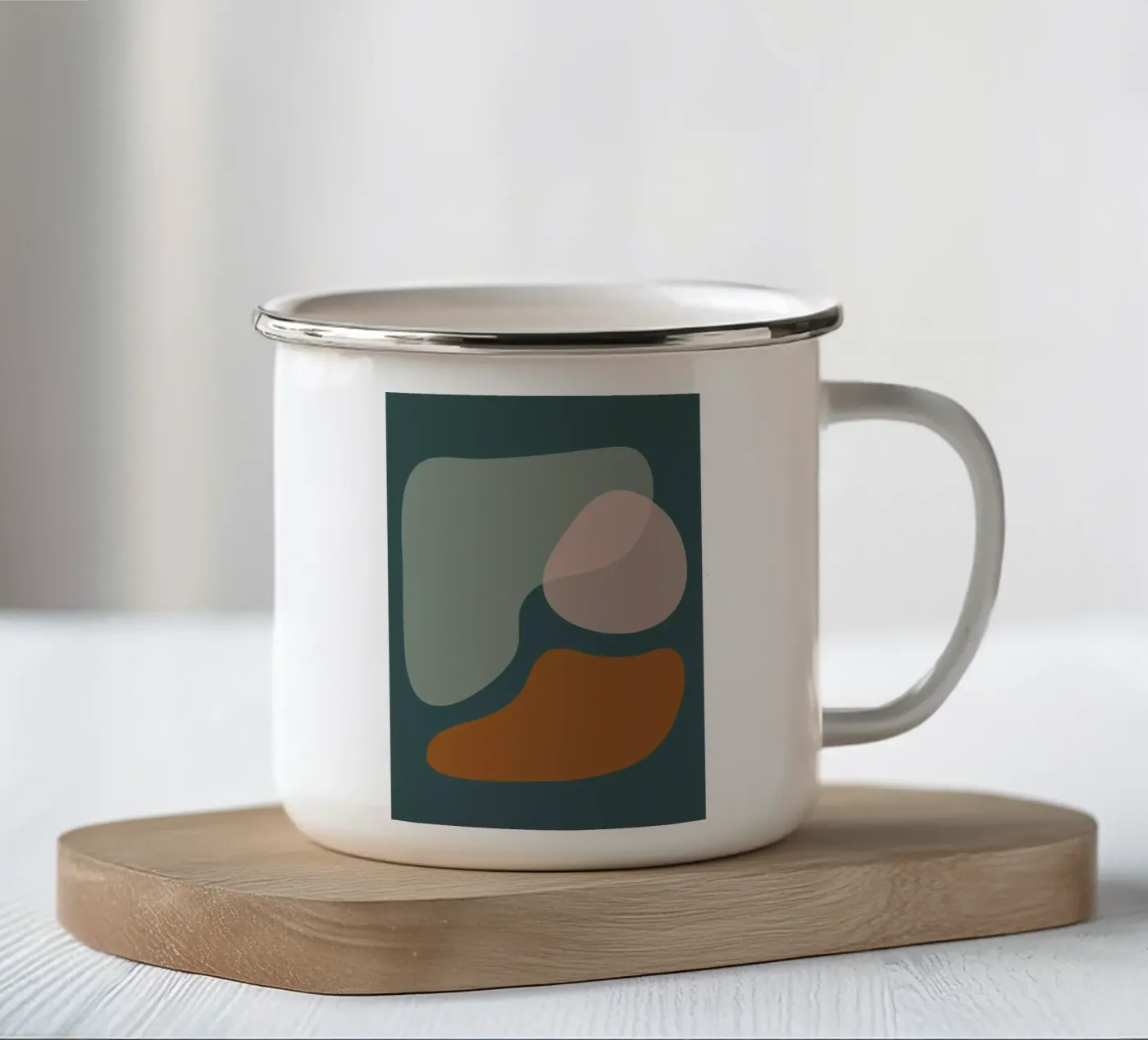 Context enamel mug by Pure