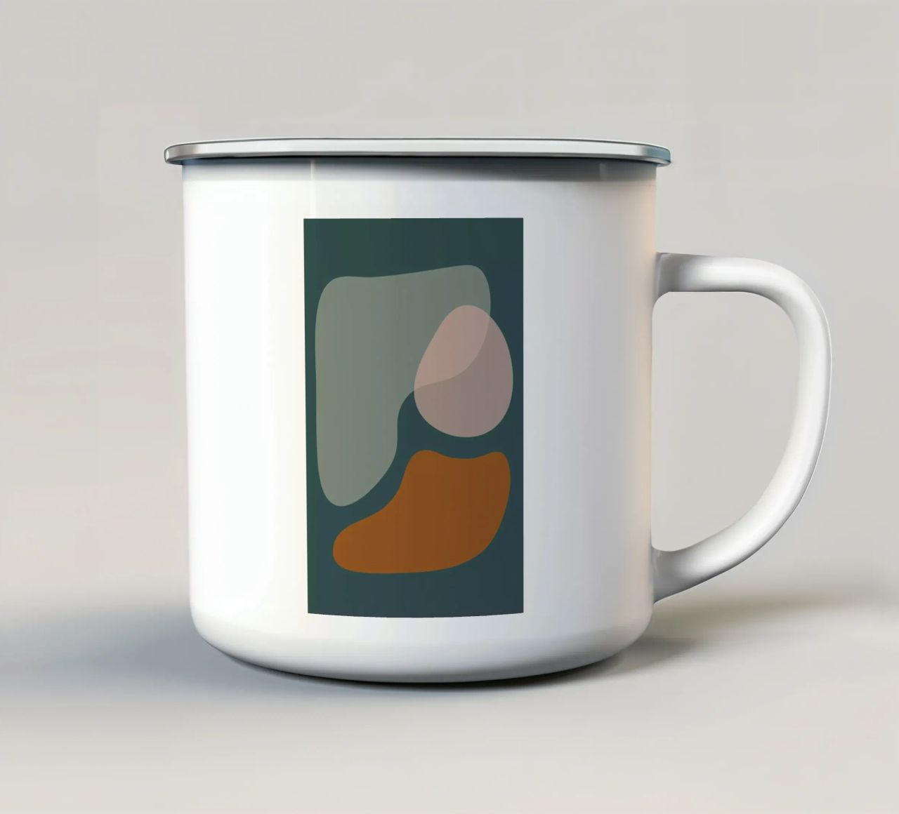 Context Emaille Tasse von Pure