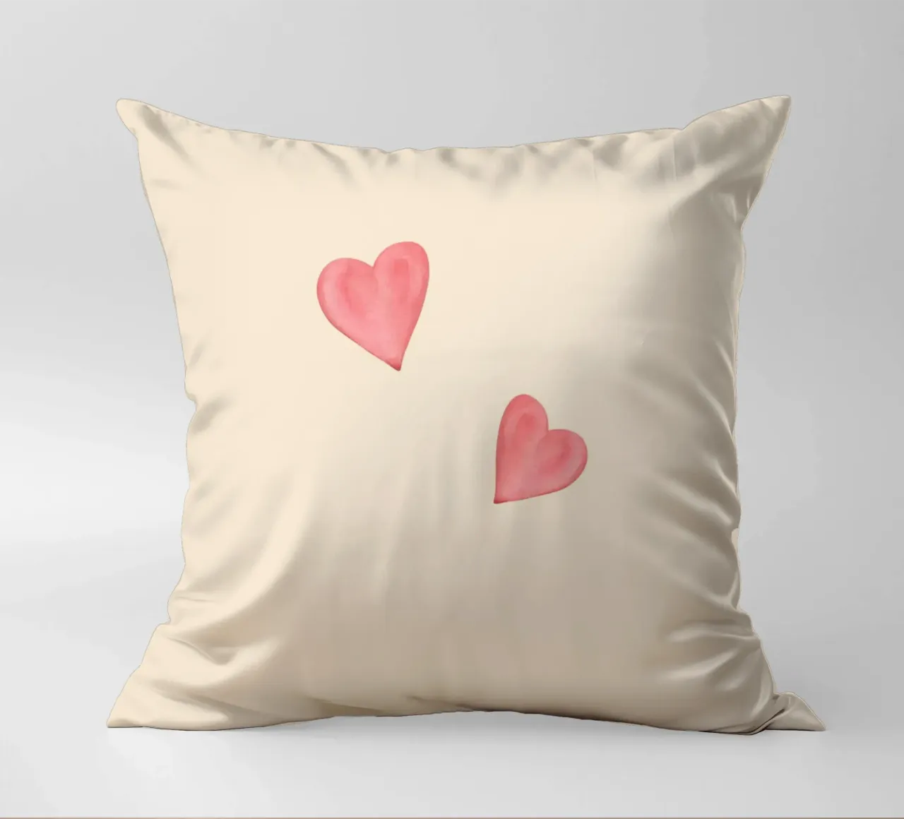 Hearts - Wedding - Engagement - Birth - Birthday decorative cushion by keinkonzept