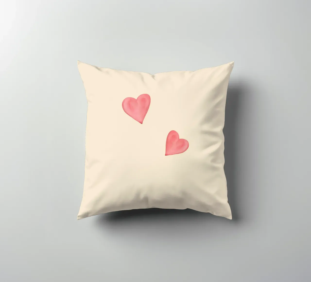 Hearts - Wedding - Engagement - Birth - Birthday decorative cushion by keinkonzept