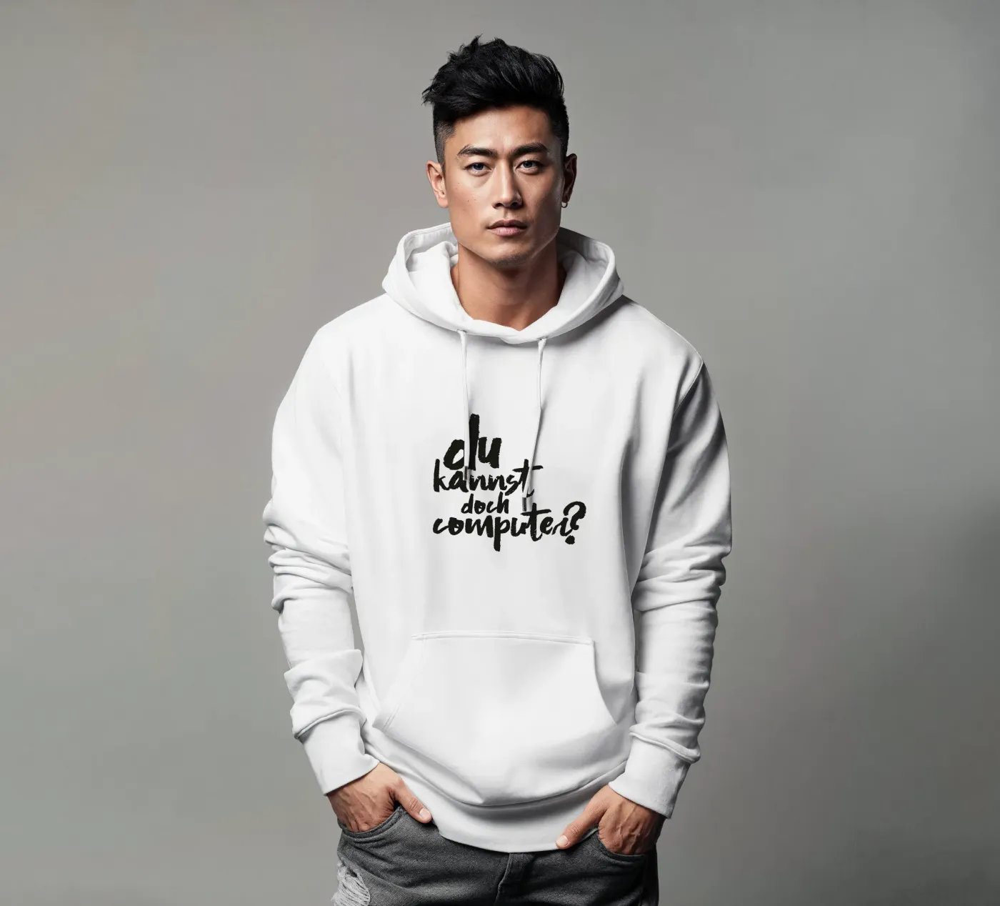 Computer? hoodie van Typografik