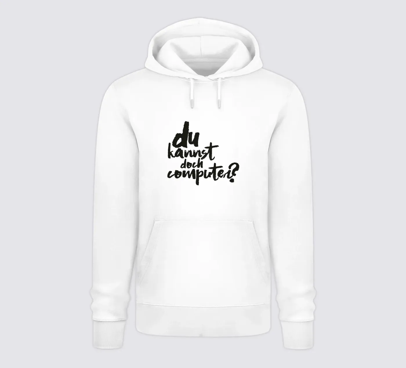 Computer? felpa con cappuccio da Typografik