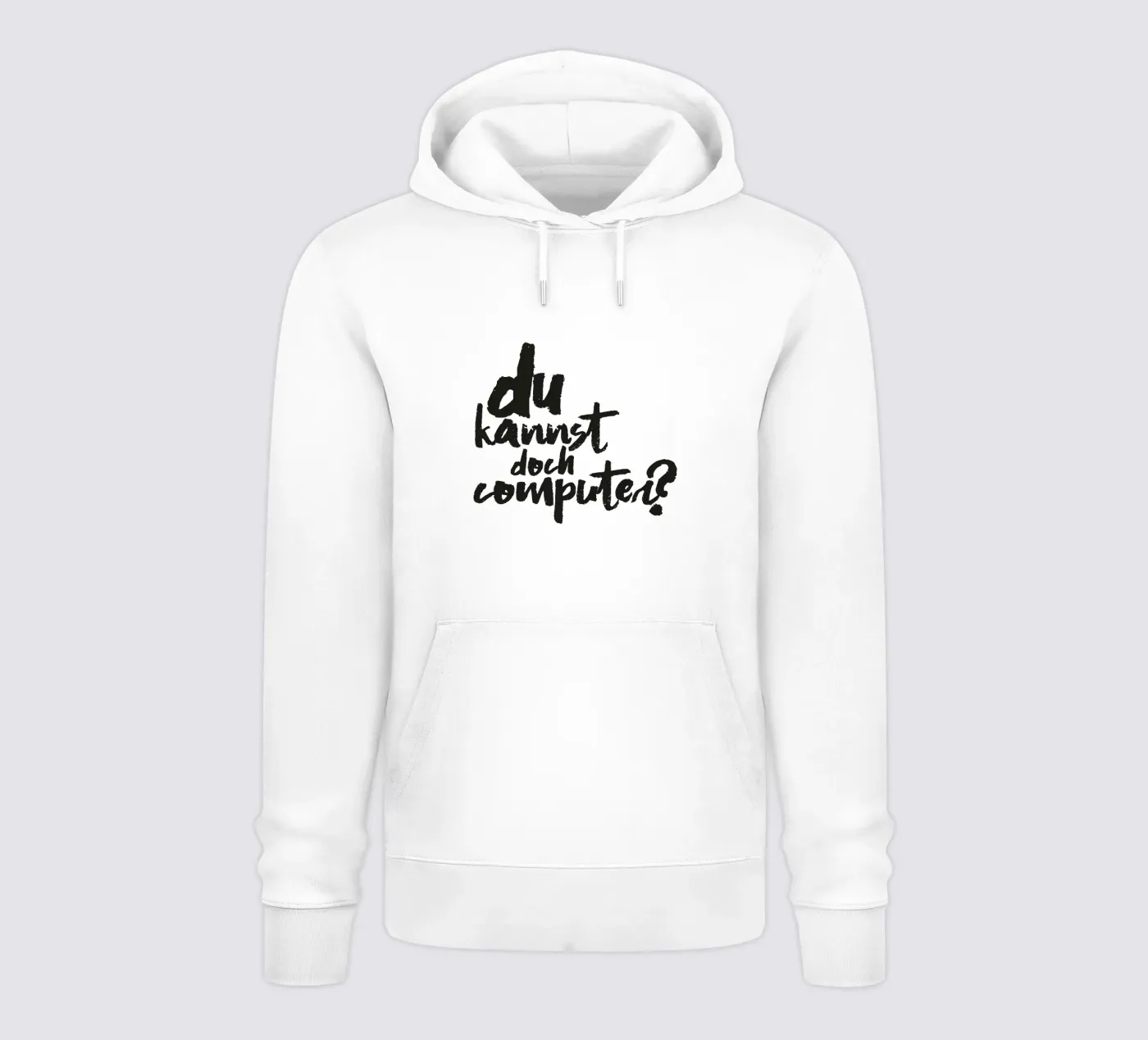 Computer? felpa con cappuccio da Typografik