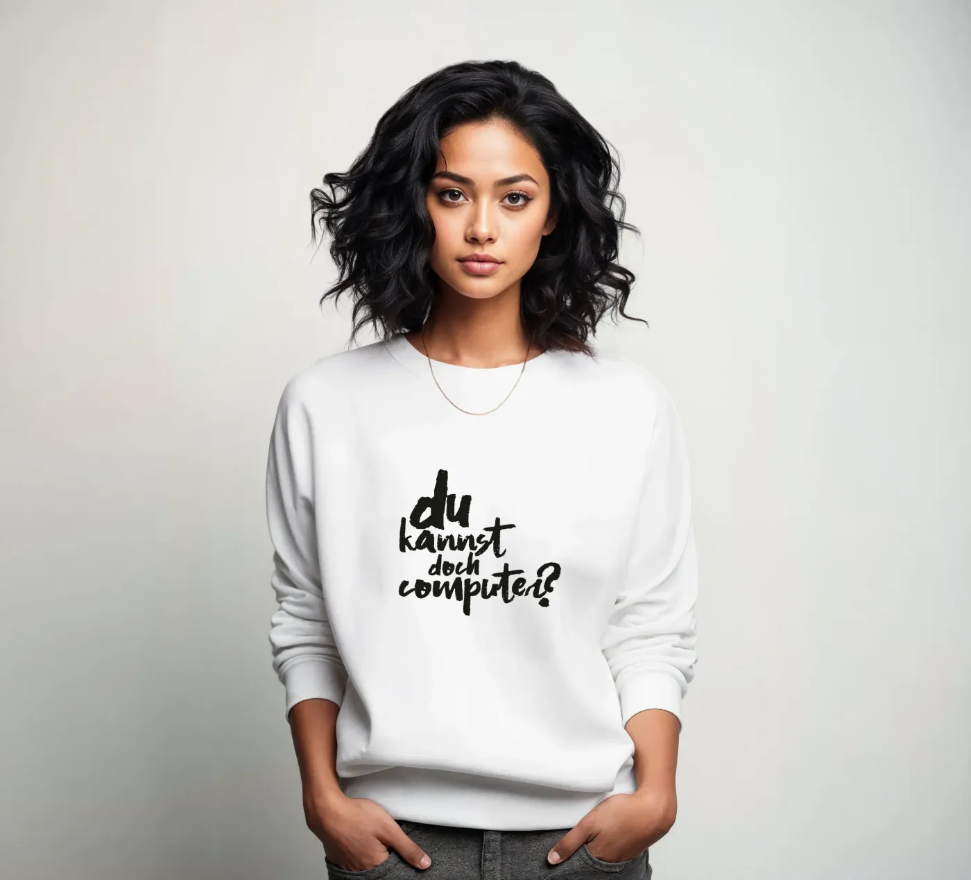 Computer? sweatshirt by Typografik
