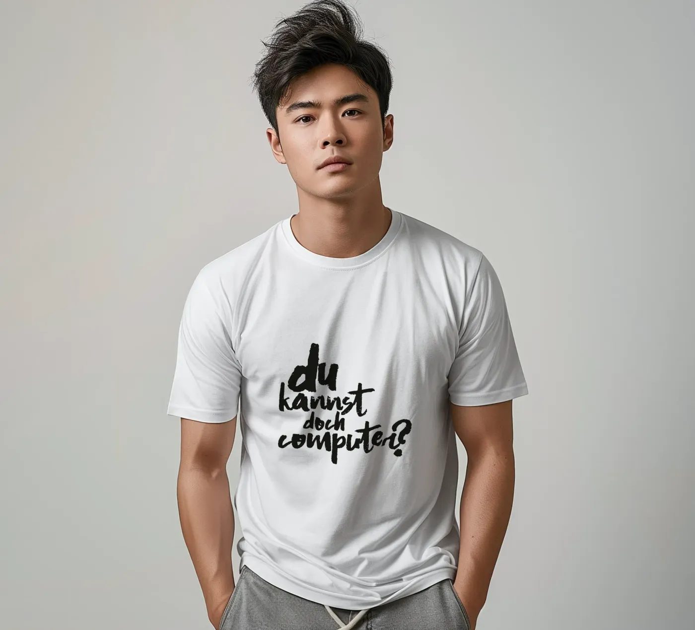 Computer? t-shirt van Typografik