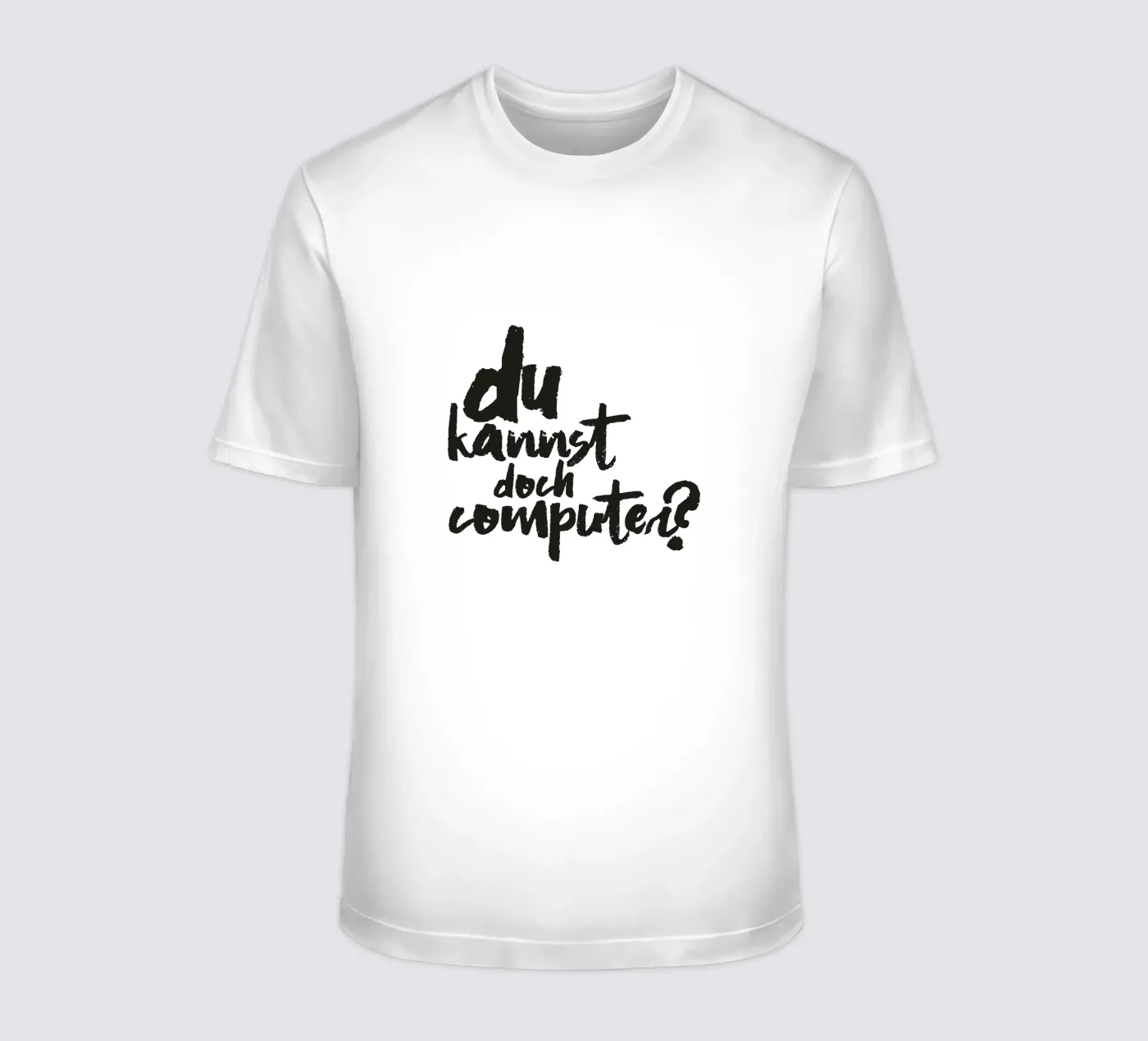 Computer? t-shirt van Typografik