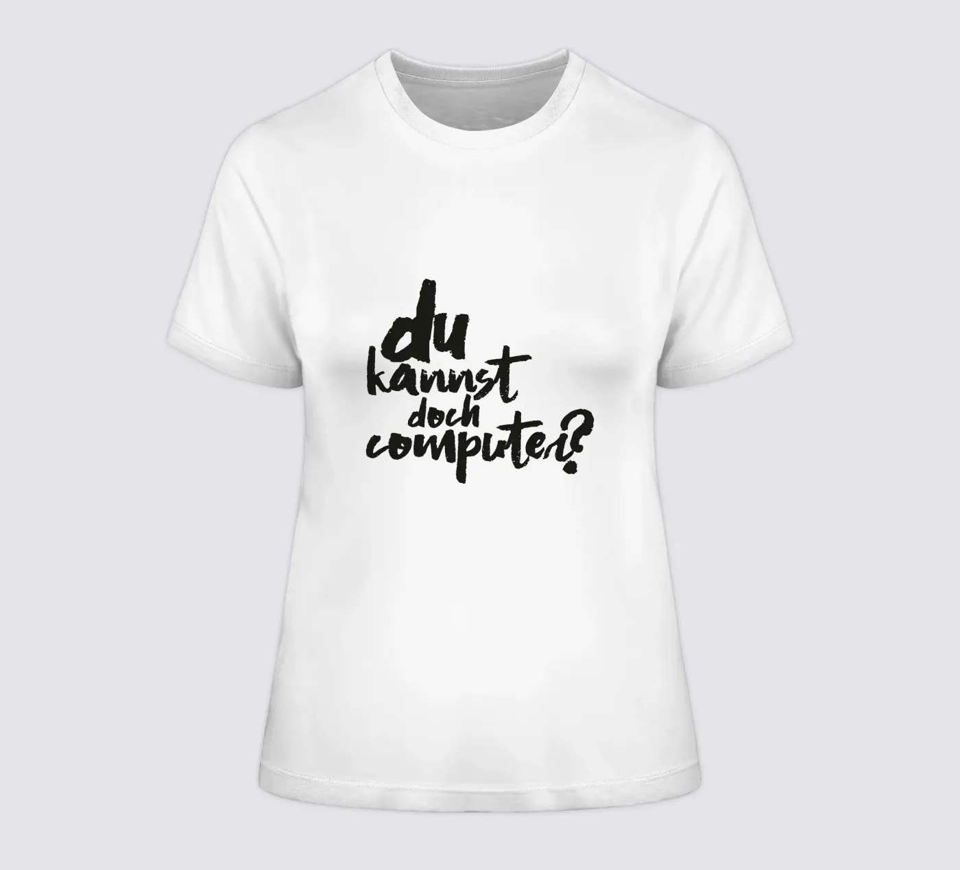 Computer? t-shirt da donna da Typografik