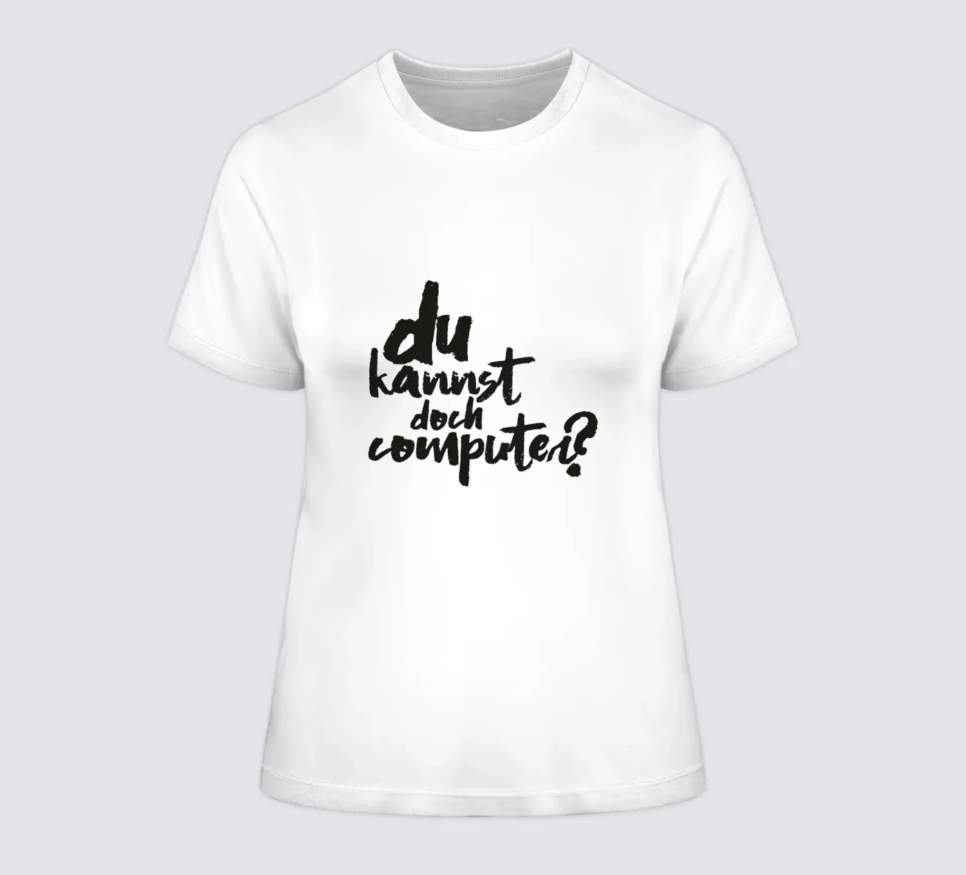 Computer? t-shirt da donna da Typografik