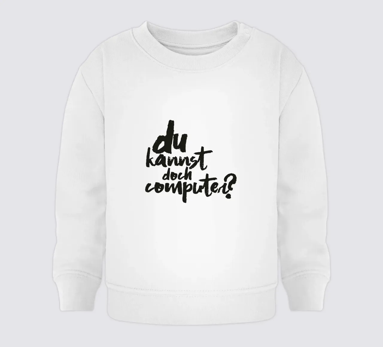 Computer? baby sweatshirt by Flo Klein