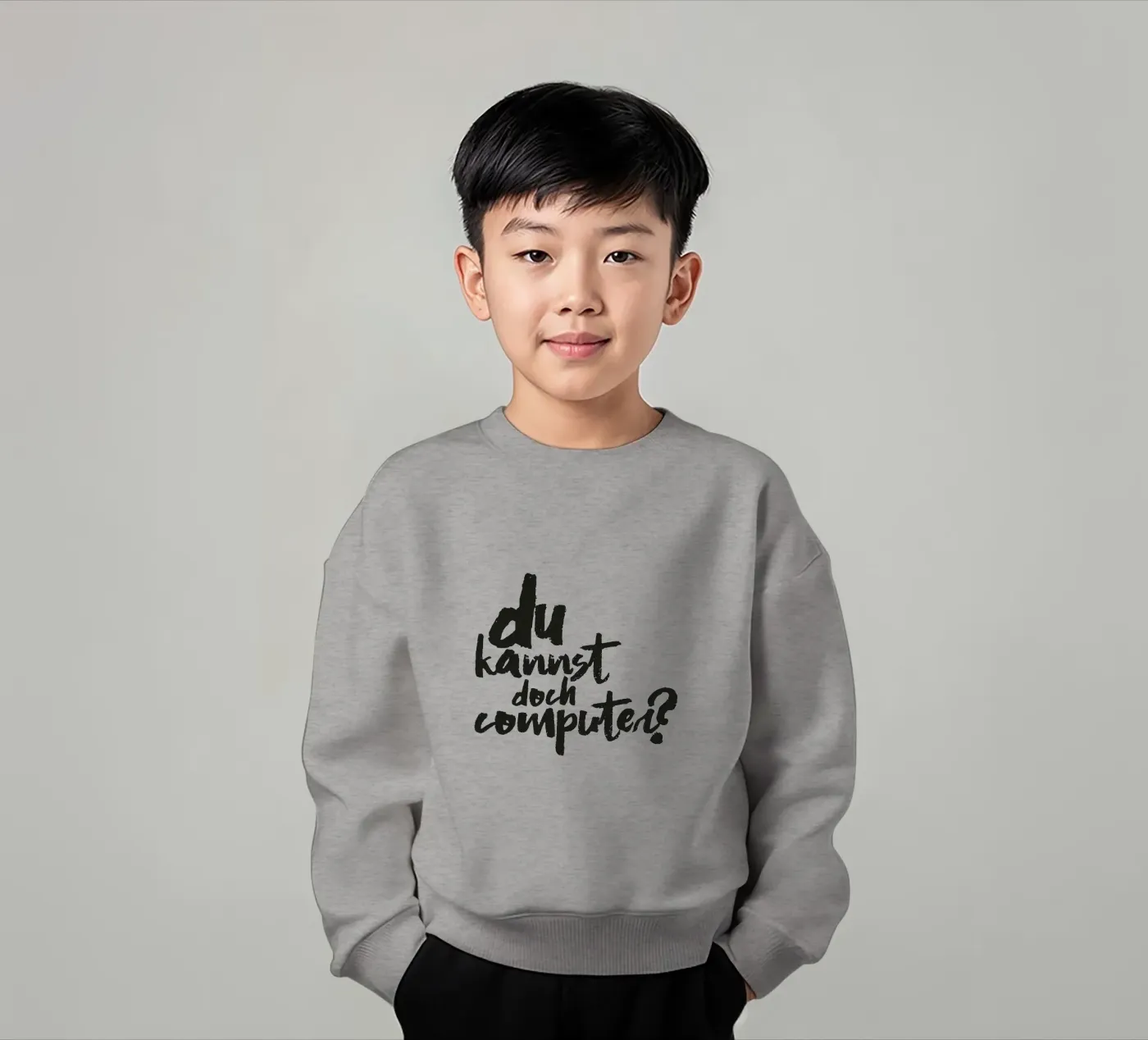 Computer? kinder sweatshirt van Typografik