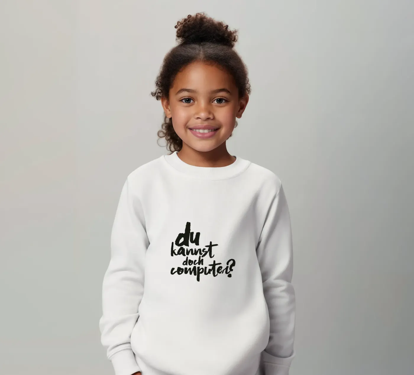 Computer? kinder sweatshirt van Typografik