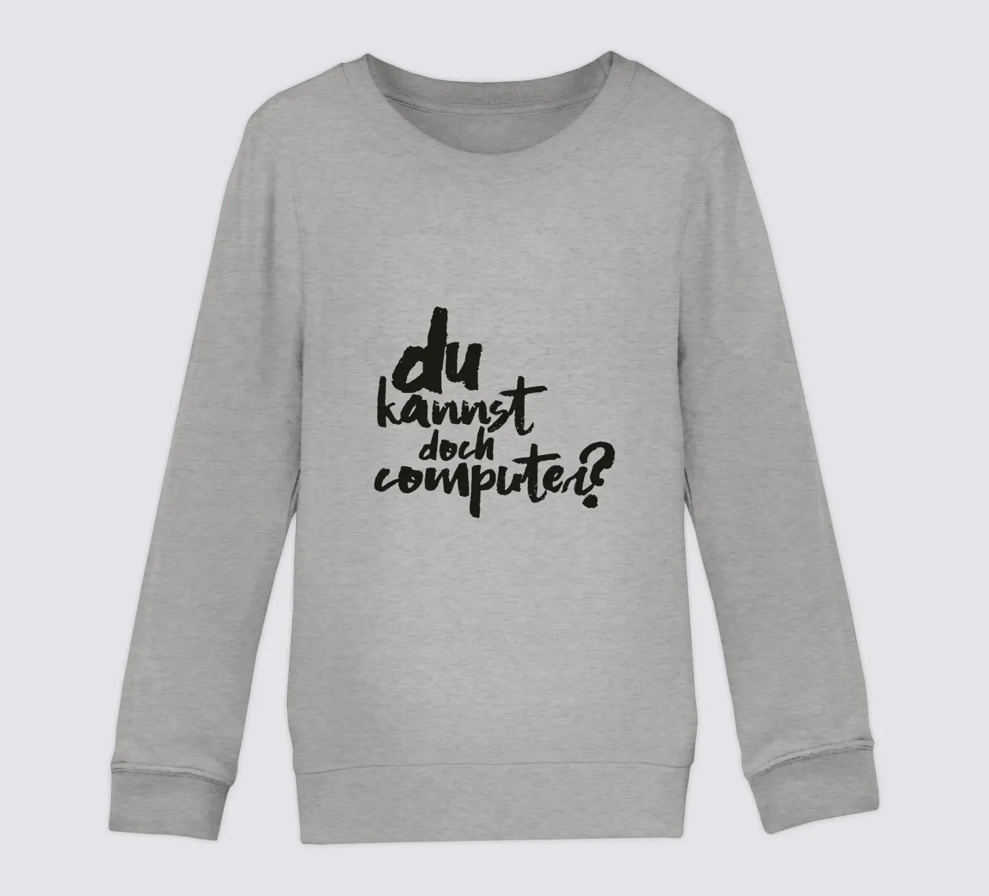 Computer? kinder sweatshirt van Typografik