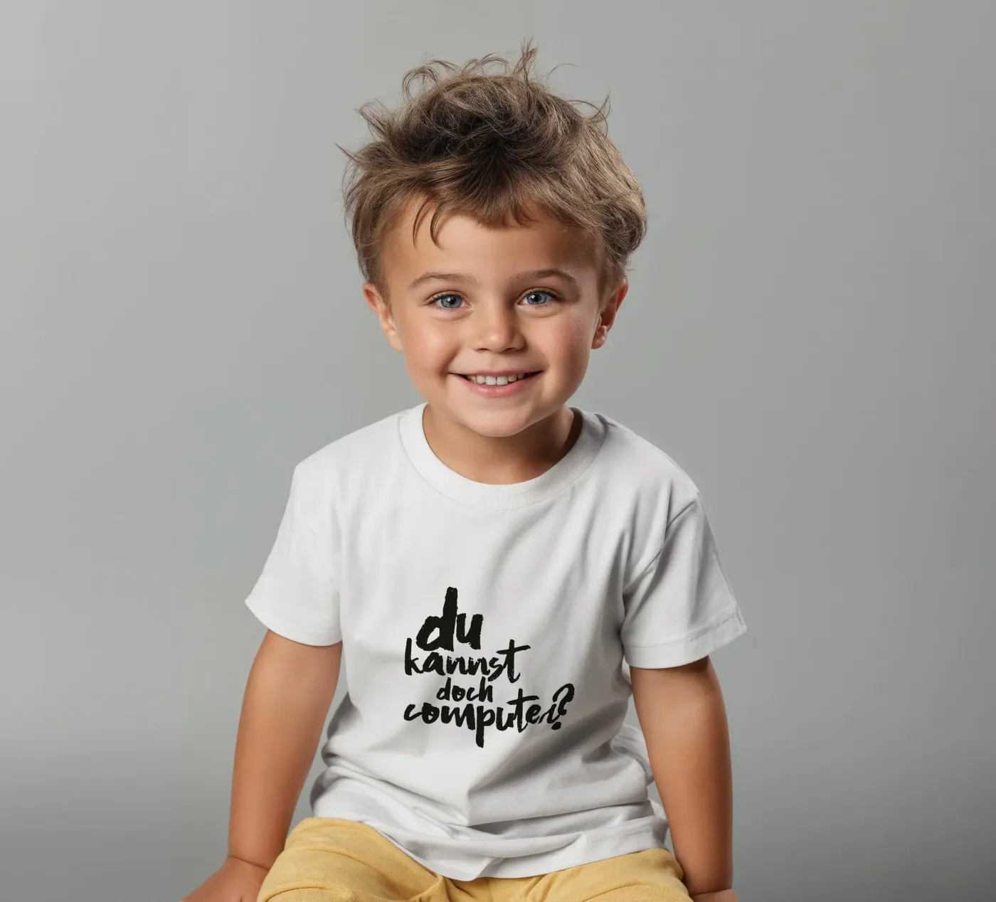 Computer? kids t-shirt by Typografik